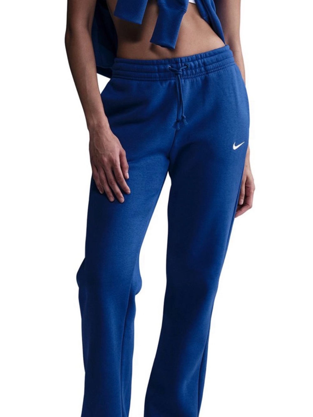 NWT NIKE WMNs SPORTSWEAR PHX FLEECE MID-RISE OPEN-HEM PANTS HQ7723-480 sz XXL